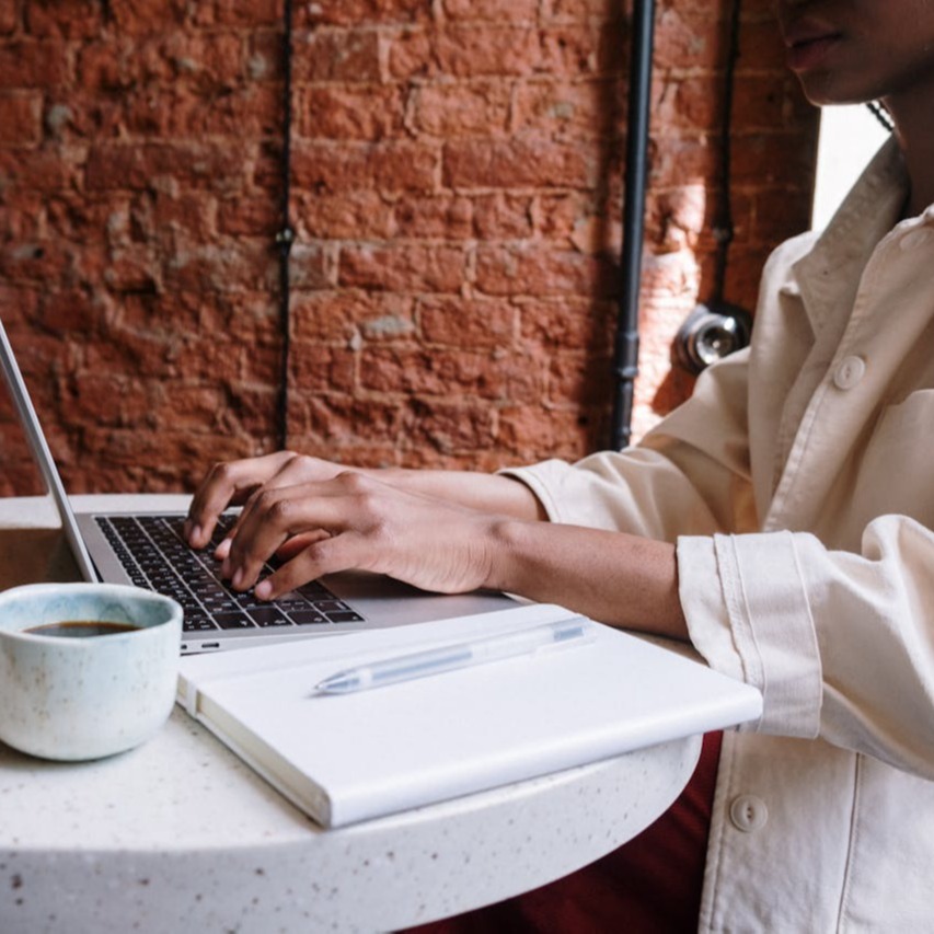 Christian single woman tying.