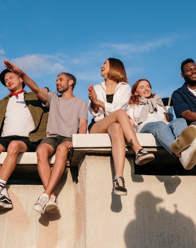 Group of Christians singles